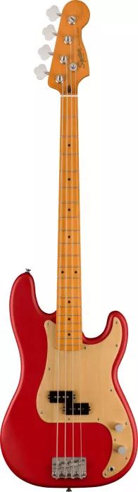 Fender Squier 40th Anniversary Precision Bass Vintage Edition MN Satin Dakota Red gitara basowa Fender Squier 40th Anniversary Precision Bass Vintage Edition MN Satin Dakota Red gitara basowa