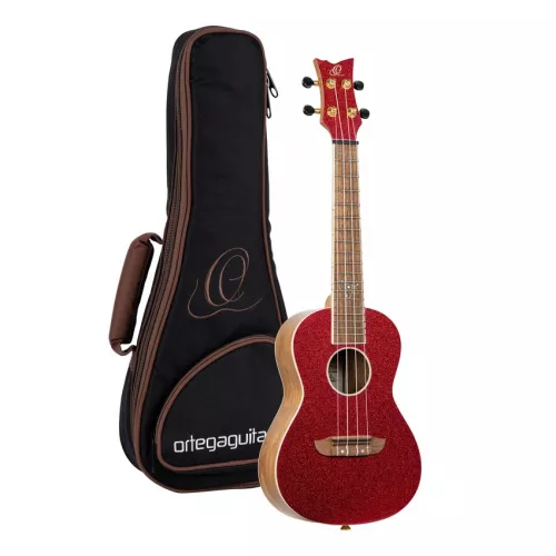 Ortega RUEL-MRD Metallic Red ukulele koncertowe Ortega RUEL-MRD Metallic Red ukulele koncertowe