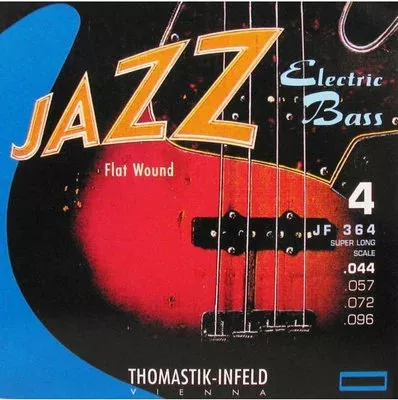 Thomastik JF364 (682745) struny do gitary basowej Jazz Bass Seria Nickel Flat Wound Roundcore Komplet Thomastik JF364 (682745) struny do gitary basowej Jazz Bass Seria Nickel Flat Wound Roundcore Komplet