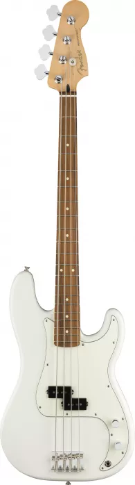 Fender Player Precision Bass PF Polar White gitara basowa Fender Player Precision Bass PF Polar White gitara basowa