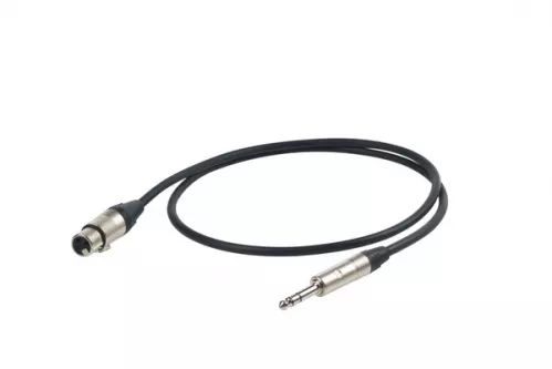 Proel ESO245LU5 kabel audio TRS / XLRf 5m Proel ESO245LU5 kabel audio TRS / XLRf 5m