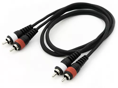 Hot Wire Basic kabel 2xRCA - 2xRCA 0,9m Hot Wire Basic kabel 2xRCA - 2xRCA 0,9m