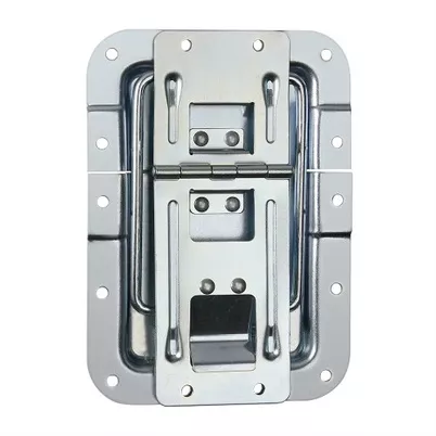 Adam Hall Hardware 270837 - Ogranicznik pokrywy, duży, zagięty, z zawiasem i funkcją Klick-Stop Adam Hall Hardware 270837 - Ogranicznik pokrywy, duży, zagięty, z zawiasem i funkcją Klick-Stop