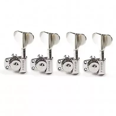 Grover 145CL4 Titan Bass Machine Head, Chrome, 4-w linii, klucze do basu leworęcznego, kolor chrom Grover 145CL4 Titan Bass Machine Head, Chrome, 4-w linii, klucze do basu leworęcznego, kolor chrom