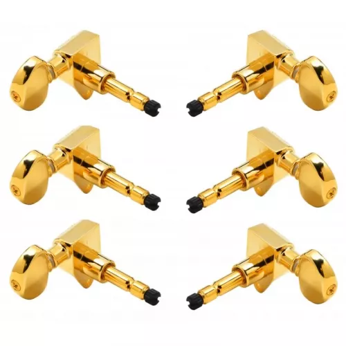 Grover 602G Tip Lock Guitar Machine Heads, 3+3, klucze do gitary, kolor złoty Grover 602G Tip Lock Guitar Machine Heads, 3+3, klucze do gitary, kolor złoty