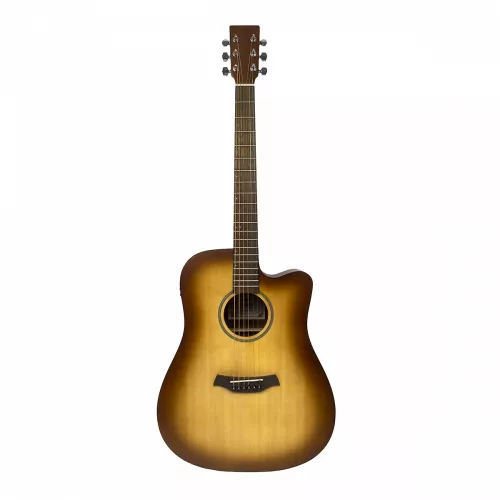 Logan Dreadnought EQ CE gitara elektroakustyczna z cutaway kolor brown burst (by Miguel Esteva) B-STOCK Logan Dreadnought EQ CE gitara elektroakustyczna z cutaway kolor brown burst (by Miguel Esteva) B-STOCK