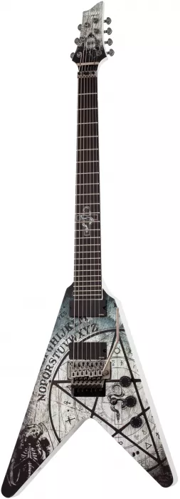 Schecter 335 Signature Randy Weitzel V-7 FR Ouija gitara elektryczna Schecter 335 Signature Randy Weitzel V-7 FR Ouija gitara elektryczna