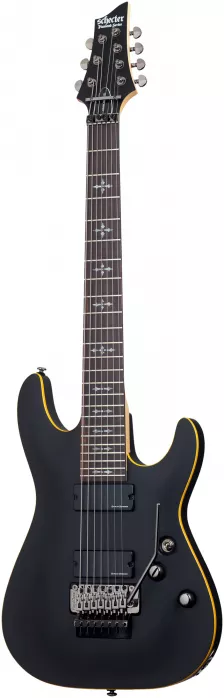 Schecter 3214 Demon 7 FR Satin Black gitara elektryczna Schecter 3214 Demon 7 FR Satin Black gitara elektryczna