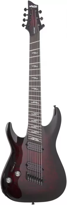 Schecter 2468 Omen Elite 7 MultiScale Black Cherry Burst Link gitara elektryczna leworęczna Schecter 2468 Omen Elite 7 MultiScale Black Cherry Burst Link gitara elektryczna leworęczna