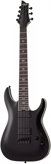 Schecter 1349 SLS Elite C-7 Evil Twin Satin Black gitara elektryczna Schecter 1349 SLS Elite C-7 Evil Twin Satin Black gitara elektryczna