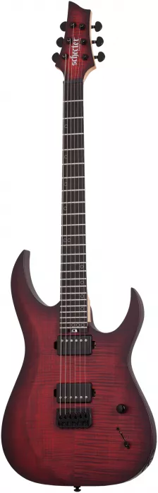 Schecter 2571 Sunset-6 Extreme Scarlet Burst gitara elektryczna Schecter 2571 Sunset-6 Extreme Scarlet Burst gitara elektryczna