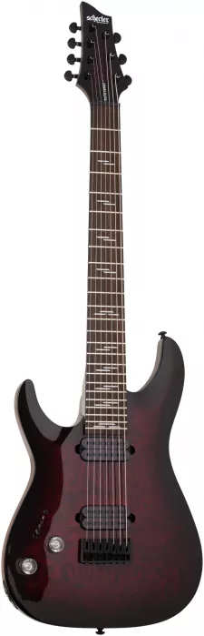 Schecter 2461 Omen Elite 7 Black Cherry Burst gitara elektryczna leworęczna Schecter 2461 Omen Elite 7 Black Cherry Burst gitara elektryczna leworęczna