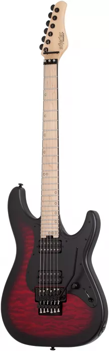 Schecter 2135 Miles Dimitri Bake Crimson Red Burst Satin gitara elektryczna Schecter 2135 Miles Dimitri Bake Crimson Red Burst Satin gitara elektryczna