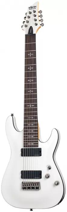 Schecter 3263 Demon 8 Vintage White gitara elektryczna Schecter 3263 Demon 8 Vintage White gitara elektryczna