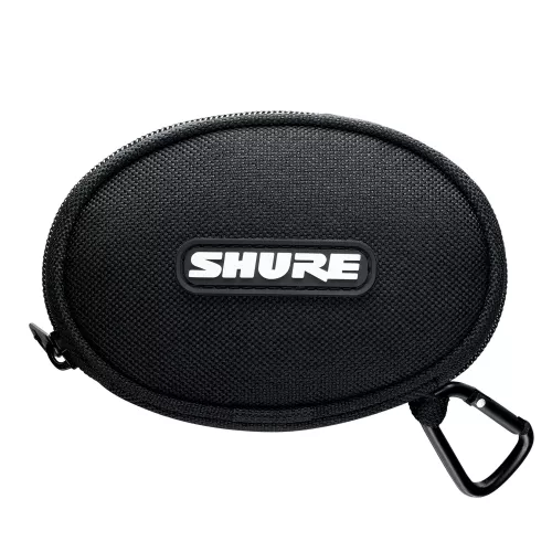 Shure EASQRZIPCASE-BLK - sztywne czarne etui na słuchawki douszne Shure Shure EASQRZIPCASE-BLK - sztywne czarne etui na słuchawki douszne Shure