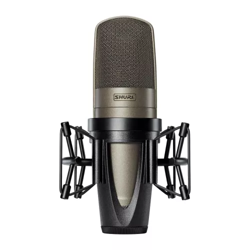 Shure KSM42/SG - Mikrofon studyjny, pojemnościowy, dwumembranowy, kardioidalny z koszykiem Shure KSM42/SG - Mikrofon studyjny, pojemnościowy, dwumembranowy, kardioidalny z koszykiem