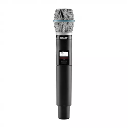 Shure QLX D2/B87C-K51 (606-670 MHz) nadajnik do ręki, Shure Shure QLX D2/B87C-K51 (606-670 MHz) nadajnik do ręki, Shure