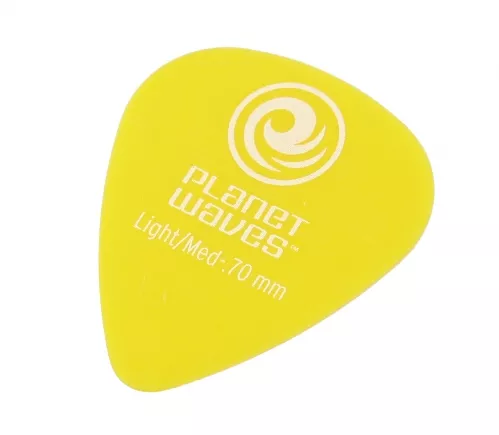 Planet Waves Duralin Light/Med 0.70mm żółta kostka gitarowa Planet Waves Duralin Light/Med 0.70mm żółta kostka gitarowa