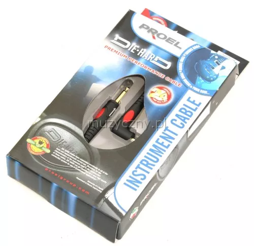 Proel Die Hard DH125LU6 kabel instrumentalny 6m Proel Die Hard DH125LU6 kabel instrumentalny 6m
