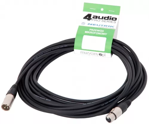 4Audio MIC2022 9m przewód mikrofonowy XLR XLR 4Audio MIC2022 9m przewód mikrofonowy XLR XLR