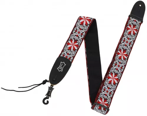 Levy′s Hootenanny Red Jacquard pasek gitarowy Levy′s Hootenanny Red Jacquard pasek gitarowy