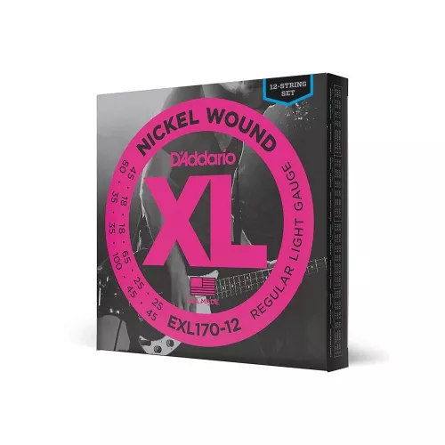 D′Addario EXL 170-12 struny do gitary basowej 12-str. 45-100 D′Addario EXL 170-12 struny do gitary basowej 12-str. 45-100