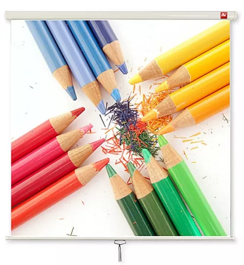 AvTek Wall Standard 200, ekran ręcznie rozwijany, wymiary cm - 200 x 200, obraz cm - 200 x 200 AvTek Wall Standard 200, ekran ręcznie rozwijany, wymiary cm - 200 x 200, obraz cm - 200 x 200