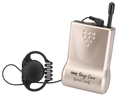 Monacor ATS-10R - odbiornik 16-kanałowy systemu transmisji audio PLL, 863-865MHz Monacor ATS-10R - odbiornik 16-kanałowy systemu transmisji audio PLL, 863-865MHz