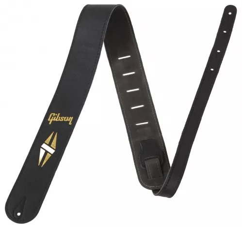 Gibson 2″ Glove Leather Black Beauty, pasek gitarowy skórzany Gibson 2″ Glove Leather Black Beauty, pasek gitarowy skórzany