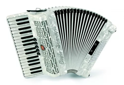 Paolo Soprani Studio 72 34/3/5 72/4/2 akordeon (biały perłowy) Paolo Soprani Studio 72 34/3/5 72/4/2 akordeon (biały perłowy)