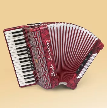 Paolo Soprani Studio 80 37/3/7 80/5/4 akordeon (czerwony) Paolo Soprani Studio 80 37/3/7 80/5/4 akordeon (czerwony)