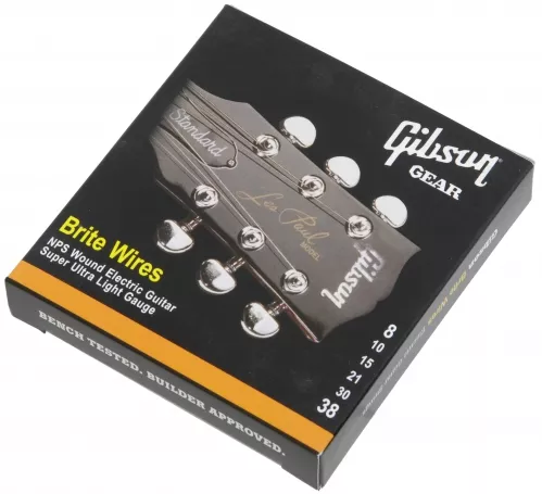 Gibson SEG-700SUL Brite Wires struny do gitary elektrycznej 8-38 Gibson SEG-700SUL Brite Wires struny do gitary elektrycznej 8-38
