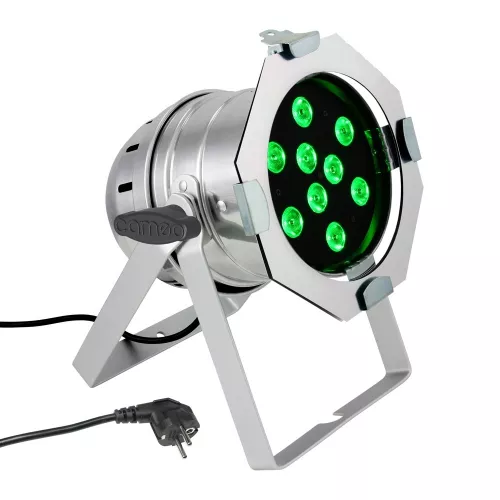 Cameo PAR 56 CAN - 9 x 3 W TRI Colour LED PAR Can RGB w chromowanej obudowie Cameo PAR 56 CAN - 9 x 3 W TRI Colour LED PAR Can RGB w chromowanej obudowie