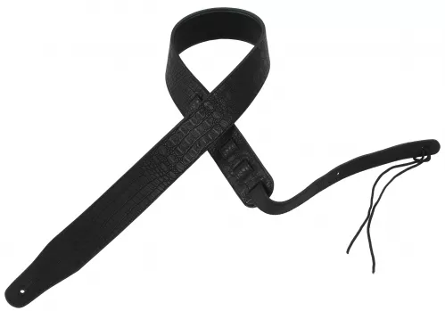 Stagg SLPL 43 BLK pasek gitarowy skórzany szerokość 6,5 cm/XL Stagg SLPL 43 BLK pasek gitarowy skórzany szerokość 6,5 cm/XL