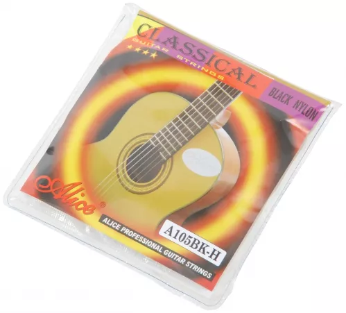 Alice A105BK struny do gitary klasycznej czarne Alice A105BK struny do gitary klasycznej czarne