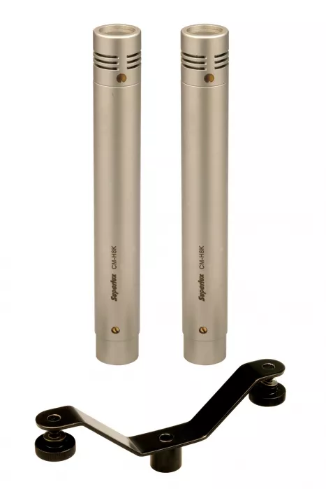 Superlux SMK-H8K para mikrofonów pojemnościowych CM-H8K/U (charakterystyka kardioidalna), elastyczny uchwyt, linijka, walizka Superlux SMK-H8K para mikrofonów pojemnościowych CM-H8K/U (charakterystyka kardioidalna), elastyczny uchwyt, linijka, walizka