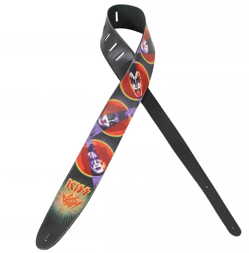 Planet Waves 25LK07 2,5″ KISS - SONIC BOOM pasek gitarowy skórzany Planet Waves 25LK07 2,5″ KISS - SONIC BOOM pasek gitarowy skórzany