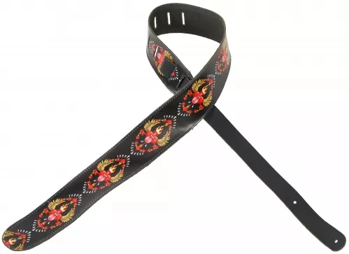 Planet Waves 25LS02 2,5″ LTH Red Heart pasek gitarowy skórzany Planet Waves 25LS02 2,5″ LTH Red Heart pasek gitarowy skórzany