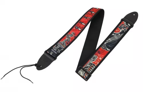 Dunlop D38 40RB pasek gitarowy Lucky13 Rockabilly Dunlop D38 40RB pasek gitarowy Lucky13 Rockabilly