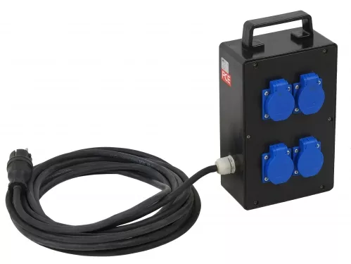 PCE WE16/3+10M (3x2,5mm) stagebox sceniczny zasilania 230V, 10m PCE WE16/3+10M (3x2,5mm) stagebox sceniczny zasilania 230V, 10m