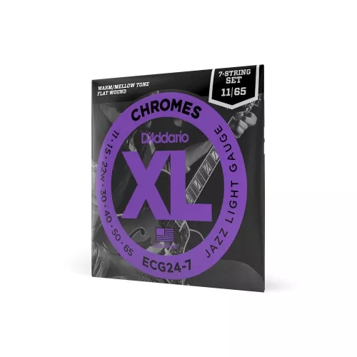 D′Addario ECG-24-7 Chromes struny do gitary elektrycznej 11-65 D′Addario ECG-24-7 Chromes struny do gitary elektrycznej 11-65