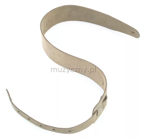 Akmuz PES-8 pasek gitarowy skórzany, szary Akmuz PES-8 pasek gitarowy skórzany, szary