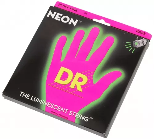 DR NPB5-45 NEON PINK BASS struny do gitary basowej pięciostrunowej neonowe, różowe 45-125 DR NPB5-45 NEON PINK BASS struny do gitary basowej pięciostrunowej neonowe, różowe 45-125