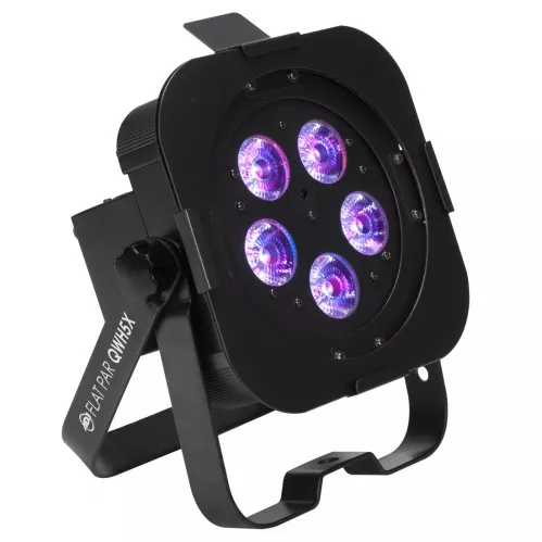 American DJ Flat PAR QWH5X - reflektor LED RGBW czarny płaski 5 x 5W American DJ Flat PAR QWH5X - reflektor LED RGBW czarny płaski 5 x 5W