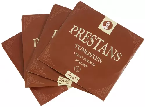 Presto Cello Prestans struny wiolonczelowe 4/4 - wolfram / owijka chromonikiel Presto Cello Prestans struny wiolonczelowe 4/4 - wolfram / owijka chromonikiel