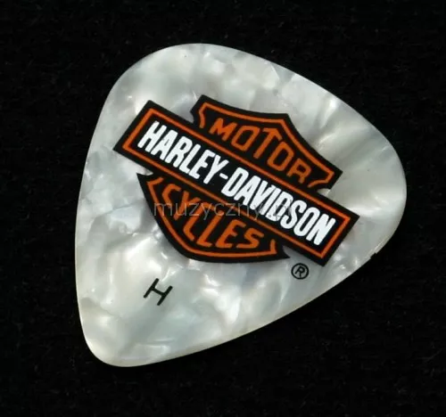 Dunlop H-Davidson Pearloid White Heavy kostka git. Dunlop H-Davidson Pearloid White Heavy kostka git.