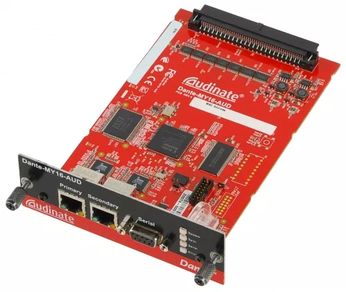 Yamaha MY 16 AUD karta Audinate Dante format Yamaha MY 16 AUD karta Audinate Dante format
