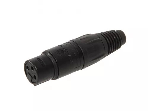 Neutrik NC3FX-B złącze kablowe żeńskie złocone Neutrik NC3FX-B złącze kablowe żeńskie złocone