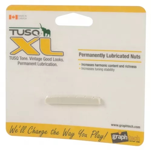 Graphtech TUSQ XL siodełko do gitary typu Strat/Tele, płaski spód Graphtech TUSQ XL siodełko do gitary typu Strat/Tele, płaski spód