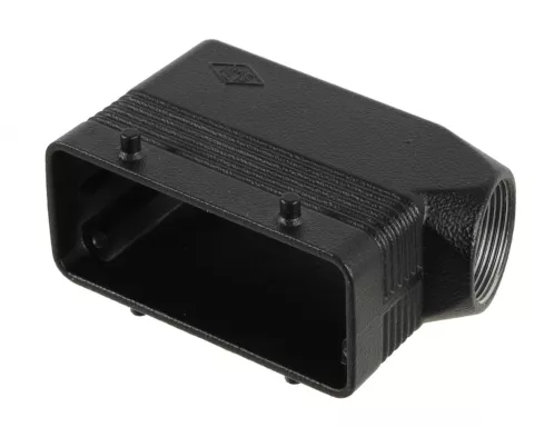 ILME MHON-16.32 czarna obudowa kątowa na kabel, niska, zł. 72, 40, 32, 16 pin, gwint metryczny M32 ILME MHON-16.32 czarna obudowa kątowa na kabel, niska, zł. 72, 40, 32, 16 pin, gwint metryczny M32